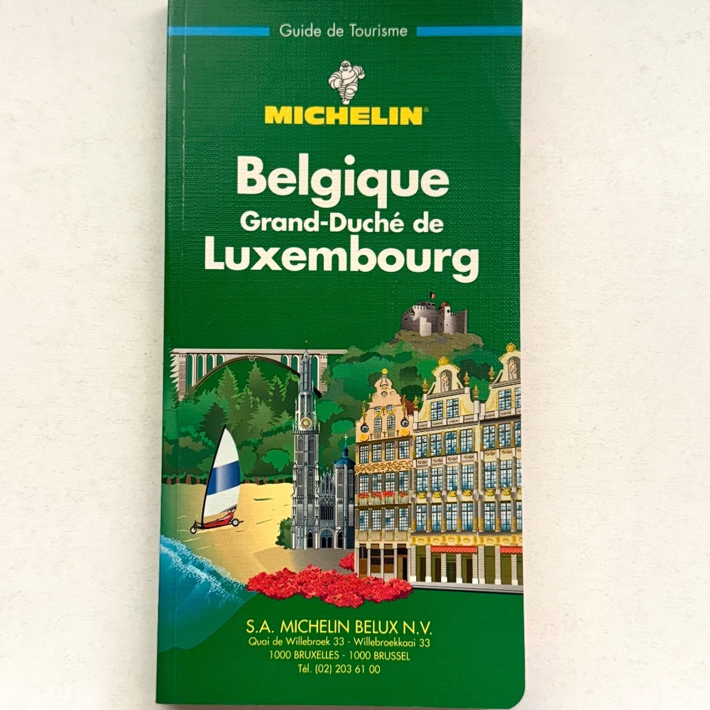 Vintage Michelin Belgique Grand-Duché de Luxembourg Tourism Guide 1996 IN FRENCH